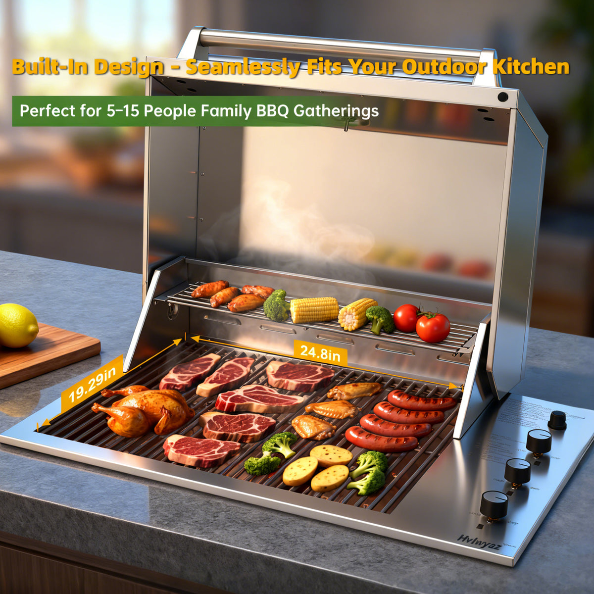 JFQ4510A - Built‑in Gas BBQ Grill