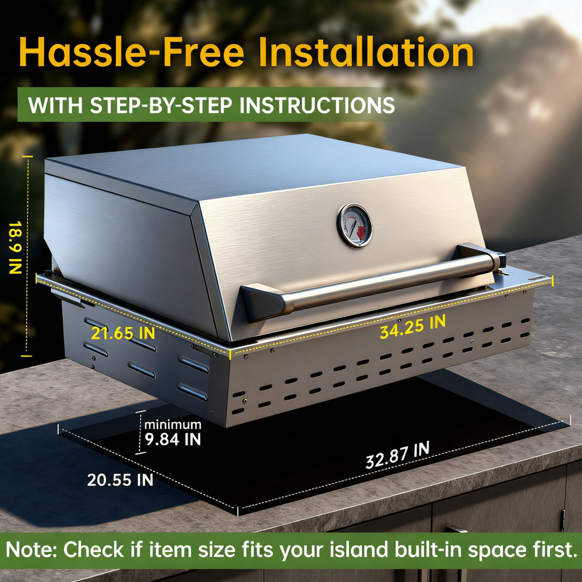 JFQ4510A - Built‑in Gas BBQ Grill